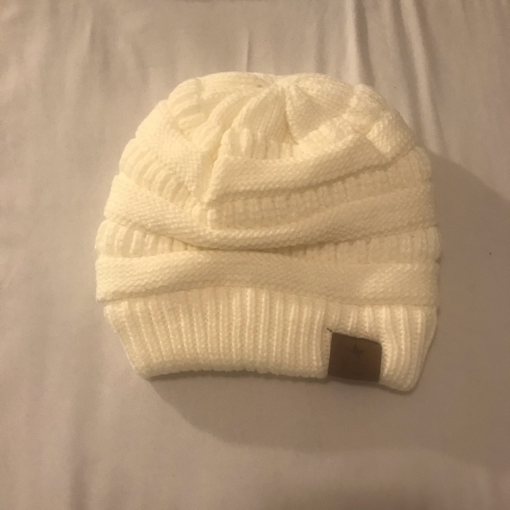 Warm white skull cap
